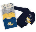 Pack de 5 bodys Zorrito, 12 meses