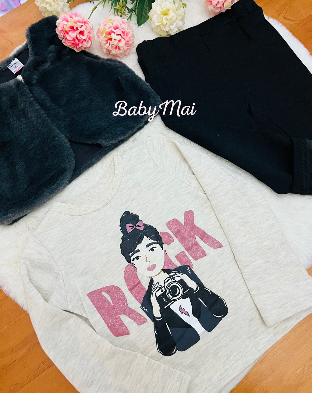 Conjunto Rock, talla 3