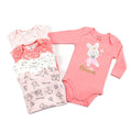 Pack de 5 Bodys Conejita, 6 meses