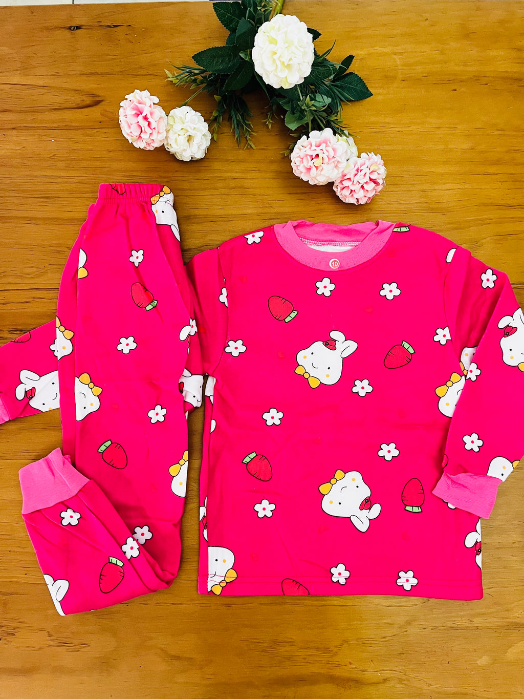 Pijama de Niña, talla 6 y 7