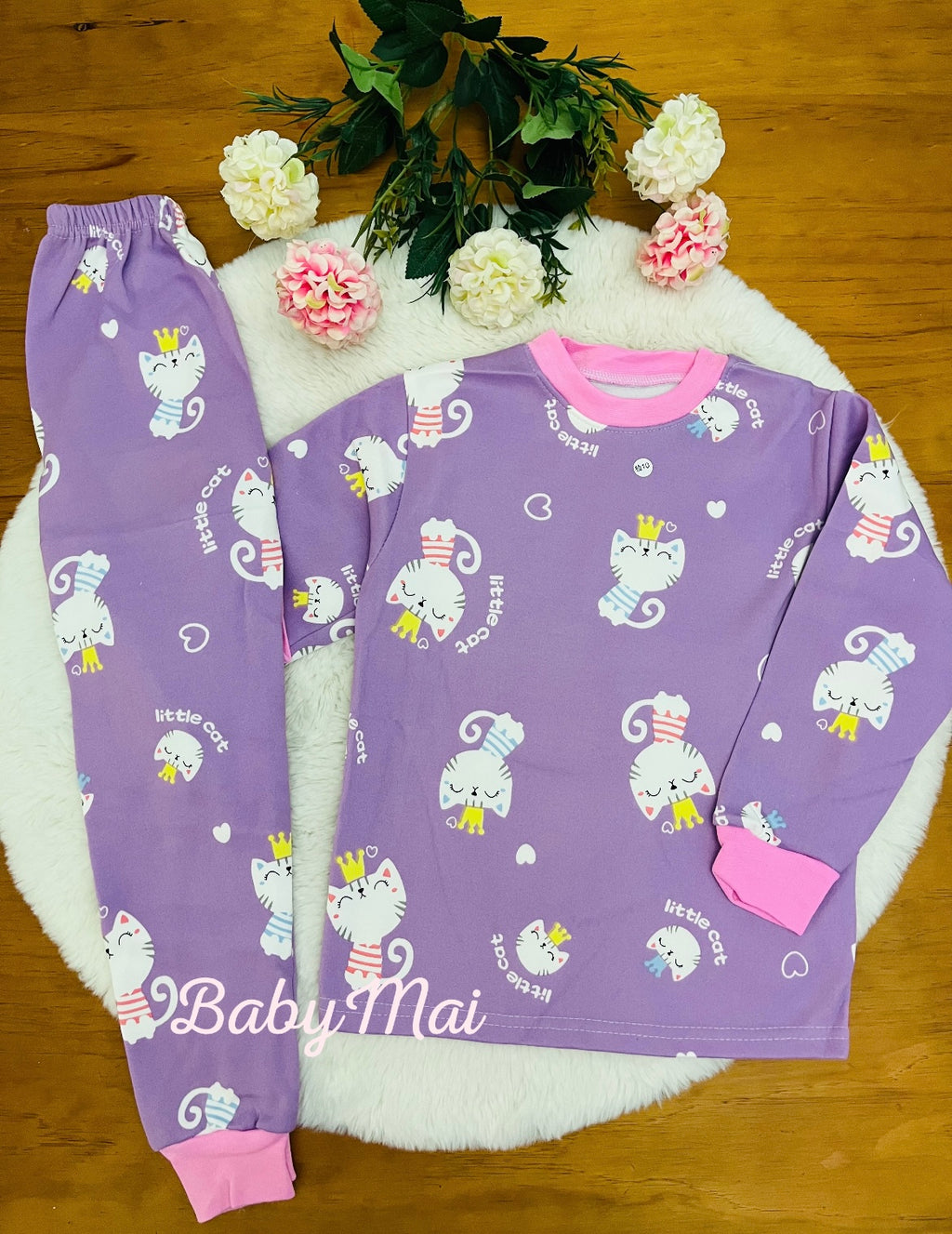 Pijama de Niña, talla 7