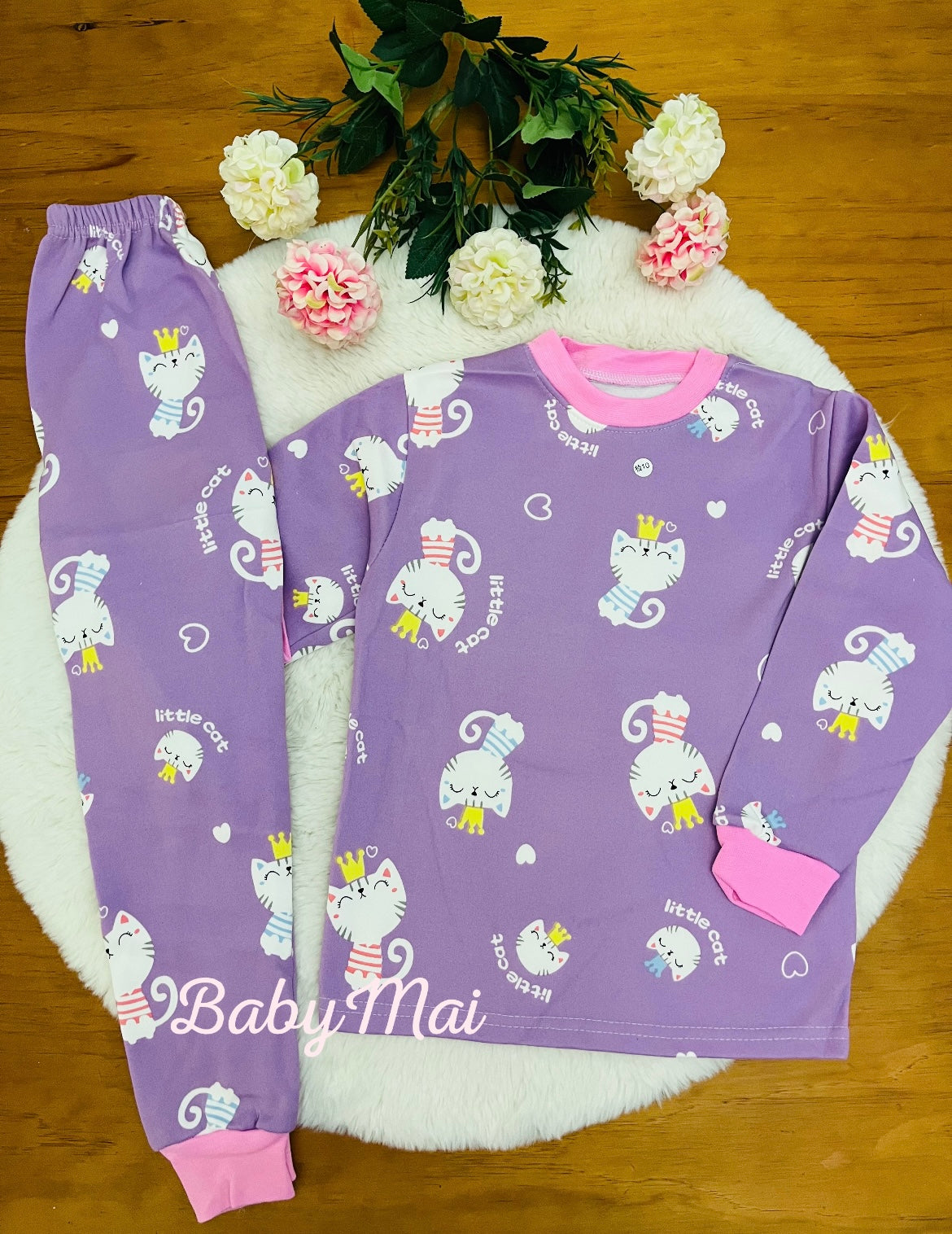 Pijama de Niña, talla 7