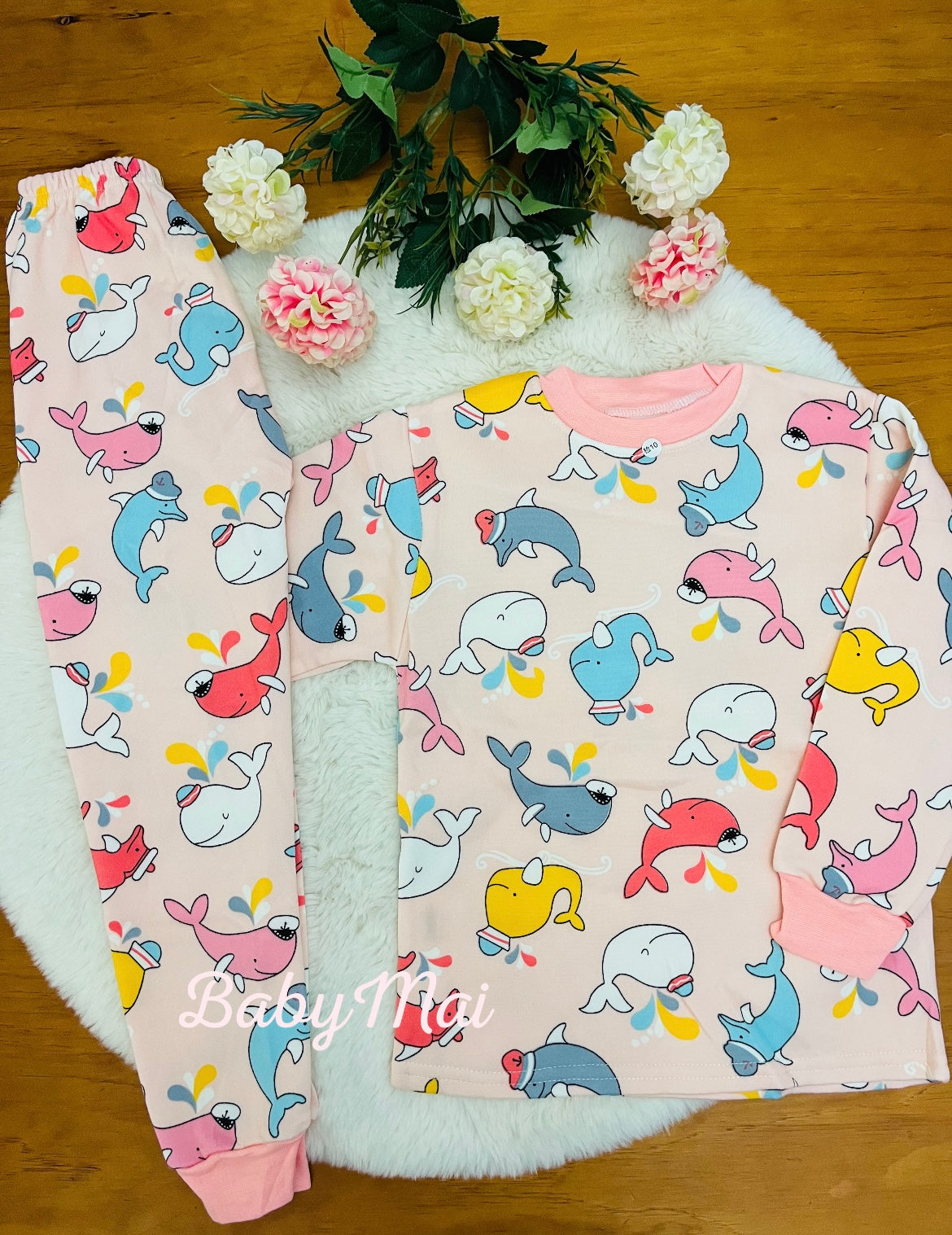 Pijama de Niña, talla 7