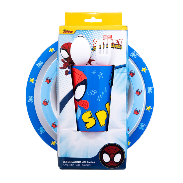 Set desayuno Spiderman
