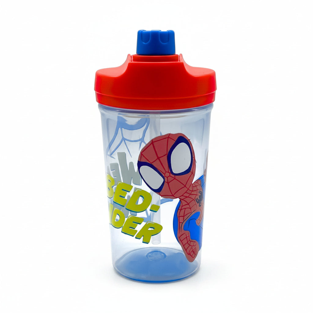 Botella Spiderman, doble función