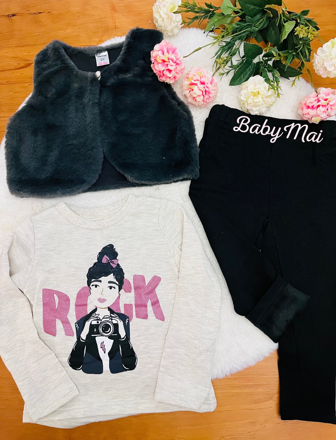 Conjunto Rock, talla 3