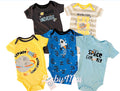 Pack de 5 bodys El espacio, 18 meses