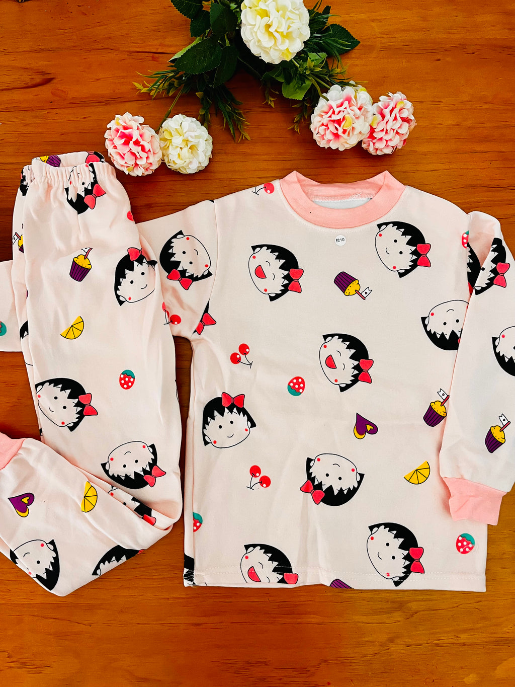 Pijama de Niña, talla 6 y 7