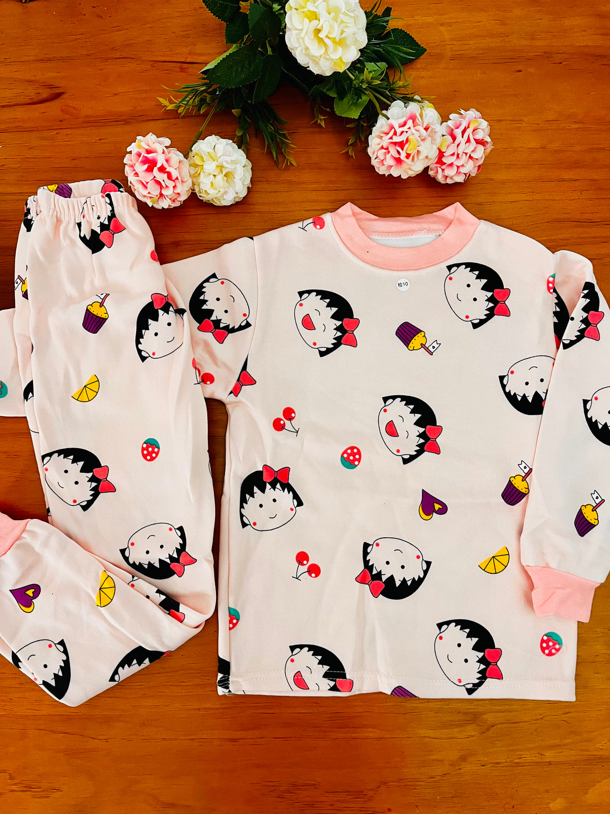 Pijama de Niña, talla 6 y 7