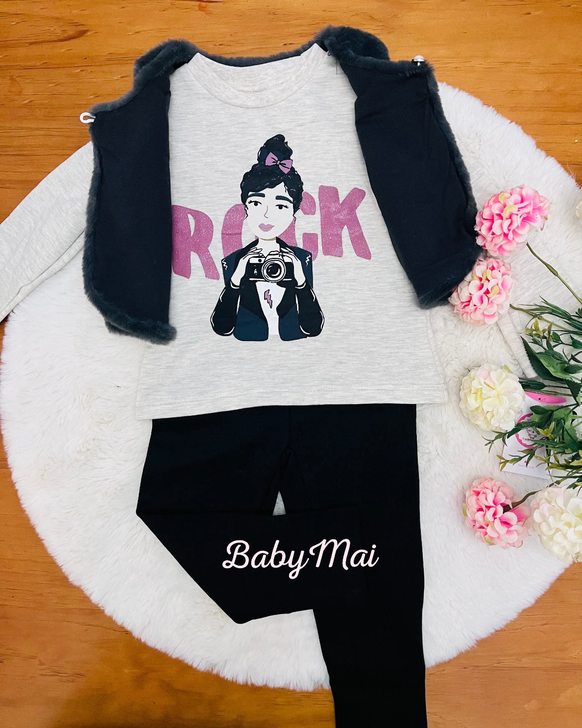 Conjunto Rock, talla 3