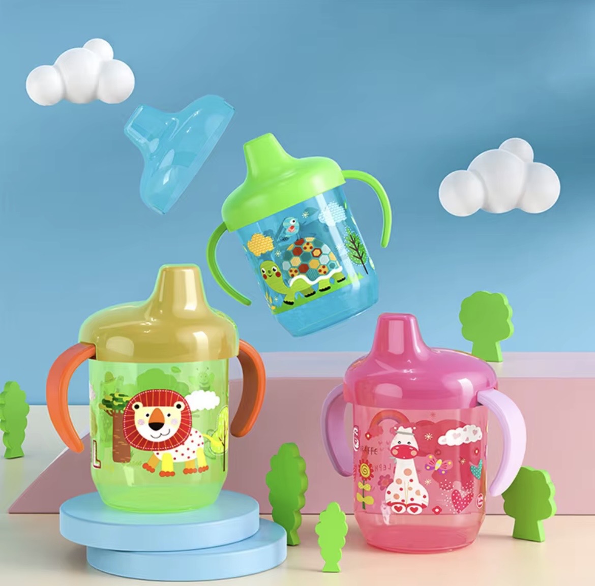 Vaso antiderrame para niños