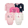 Pack de 5 bodys Zorrita, 6 meses