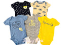 Pack de 5 bodys Zorrito, 12 meses